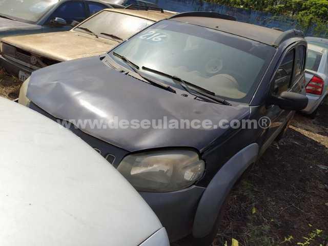 216/21044 - FIAT UNO WAY 1.0, ANO 13/14, PRETA, PLACA: FJJ-5095, 