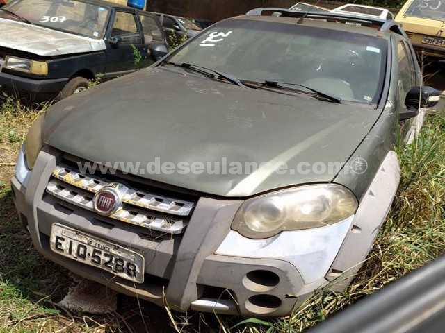 321/21044 - FIAT STRADA ADVENT FLEX, ANO 09/09, VERDE, PLACA: EIQ-5288, 