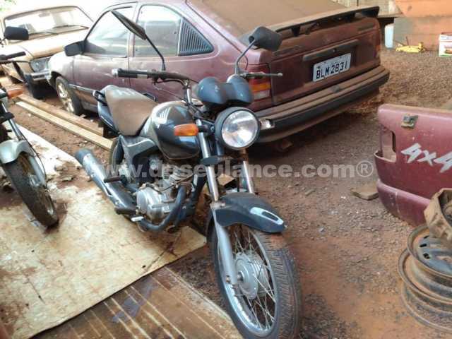 44/21047 - HONDA CG 150 FAN ESI, ANO 10/10, PRETA, PLACA: CDI-7053, 