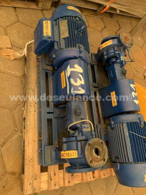 131/21056 - 02 MOTOBOMBAS M/WEG W222 PLUS, 160M, 220/380/440V.