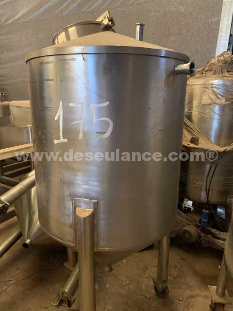 175/21056 - TANQUE VERTICAL EM INOX M/NAARDEN, CAPAC. 1.000 L.