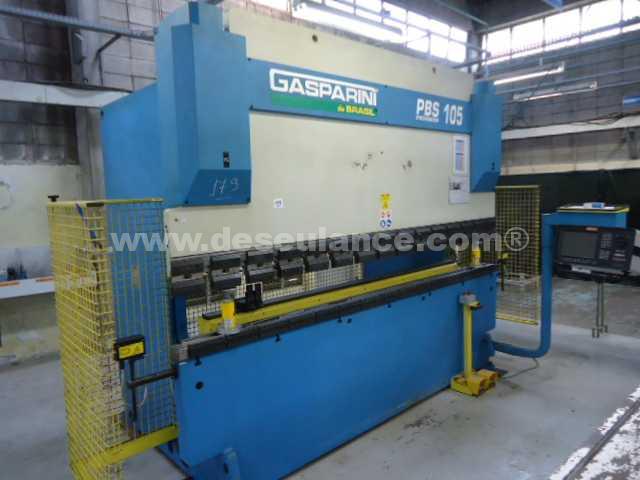 179/21076 - DOBRADEIRA CNC M/GASPARINI MOD. PBS-105-3000, ANO 06,
