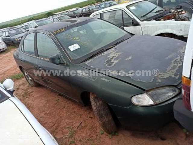 1485/21160 - HYUNDAI ELANTRA GLS - I, VERDE, ANO 97/97, PLACA: CNU-0730, 