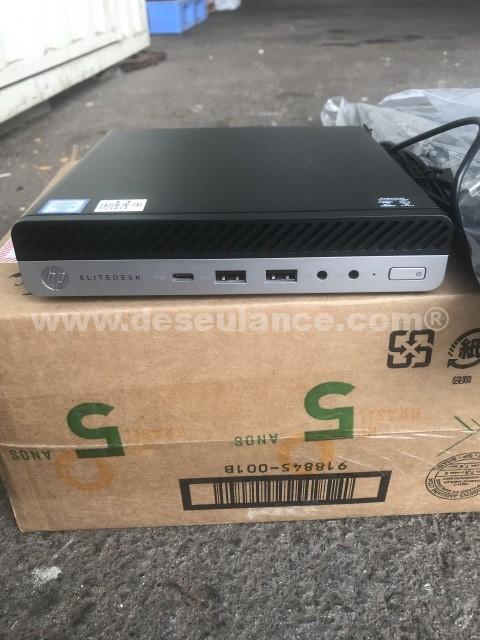 72/21203 - DESKTOP HP ELITEDESK 800 G3 MINI, C/TECLADO. (NOVO NA CAIXA)