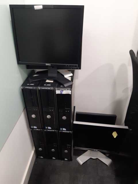 08/22029 - 06 DESKTOP M/DELL; 06 MONITORES; 01 IMPRESSORA E 10 CABOS
