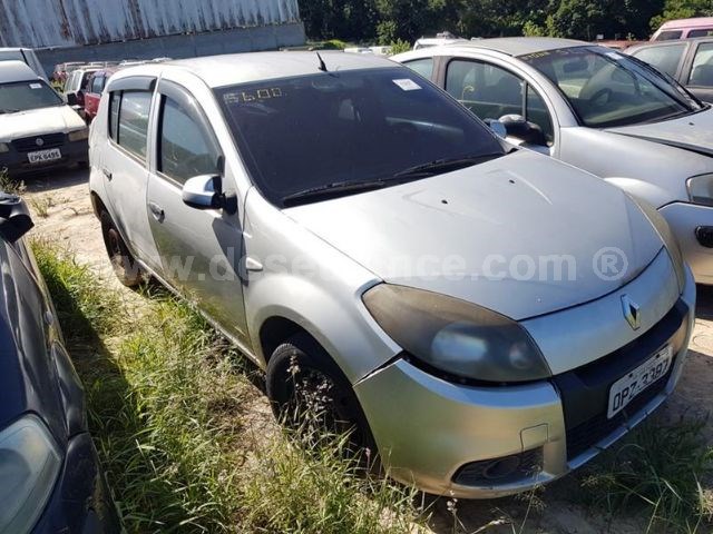 1097/22051 - RENAULT SANDERO EXP 16HP, PRATA, ANO 14, PLACA: OPZ-3387.