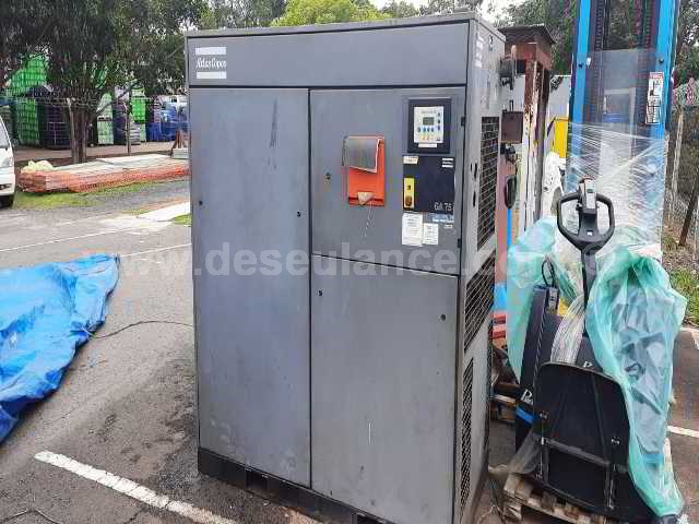 14/22081 - COMPRESSOR DE AR M/ATLAS COPCO MOD. GA75  - 100FF - 440V