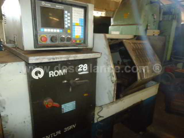 28/22151 - TORNO CNC M/ROMI MOD. CENTUR-35VR, COMANDO MACH-8,