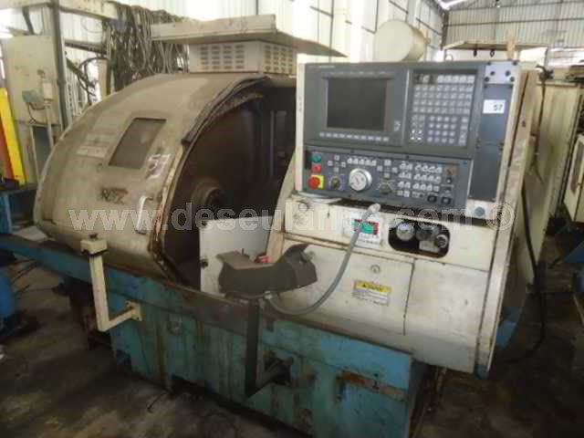 57/22201 - TORNO CNC M/OKUMA INDEX MOD. 752S-BB, C/TRANSPORTADOR 