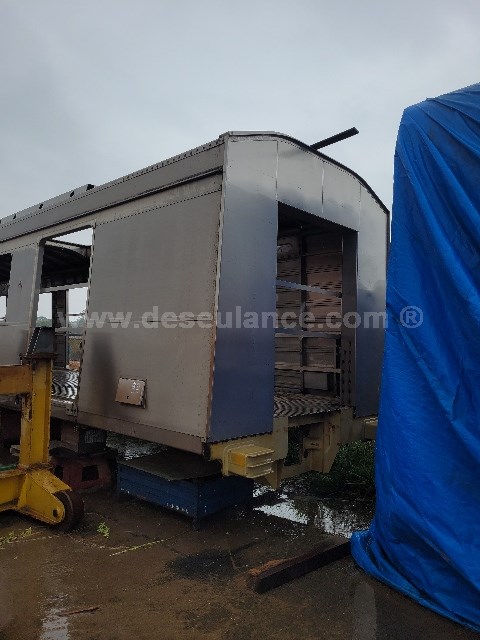 89/23012 - ESTRUTURA DE VAGÃO DE TREM EM AÇO INOX (PARCIAL), 