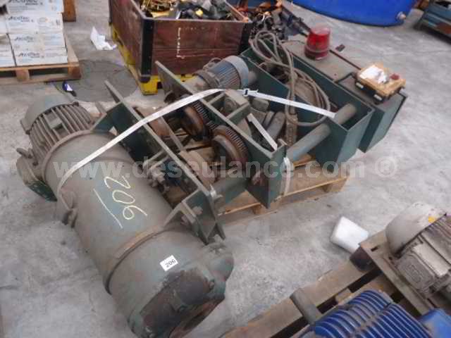 206/23012 - TALHA ELÉTRICA M/MOVICARGA, 6 TONS, C/TROLLEY E BOTOEIRA. 