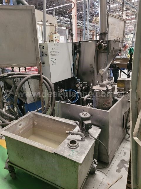 76/23018 - MÁQ. DE LAVAGEM EM INOX M/ZIRTEC P/PEÇAS AUTOMOTIVAS.