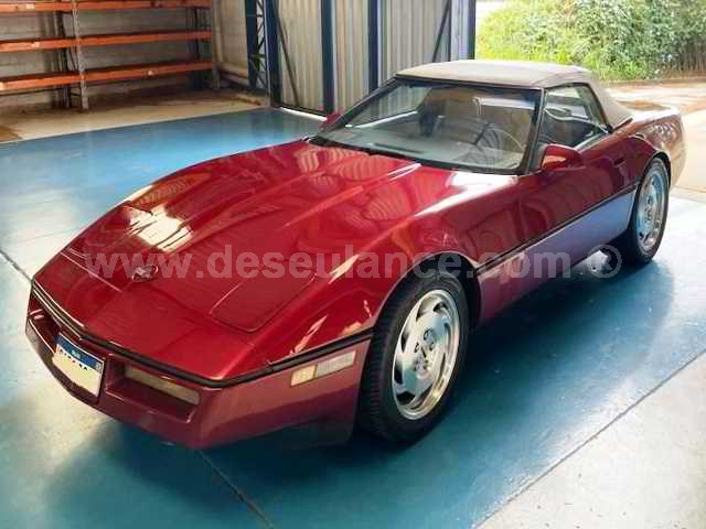 01/23052 - CORVETTE CHEVROLET CONVERSÍVEL, ANO 87, VERMELHA, 