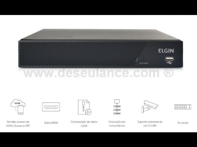 28/25034 - 16 CENTRAIS DE MONITORAMENTO M/ELGIN C/16 CANAIS