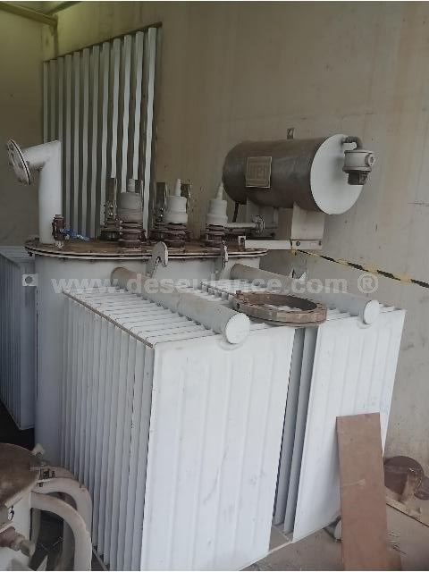 11/25036 - TRANSFORMADOR A ÓLEO M/WEG, CAPAC. 1.000KVA, ANO 98