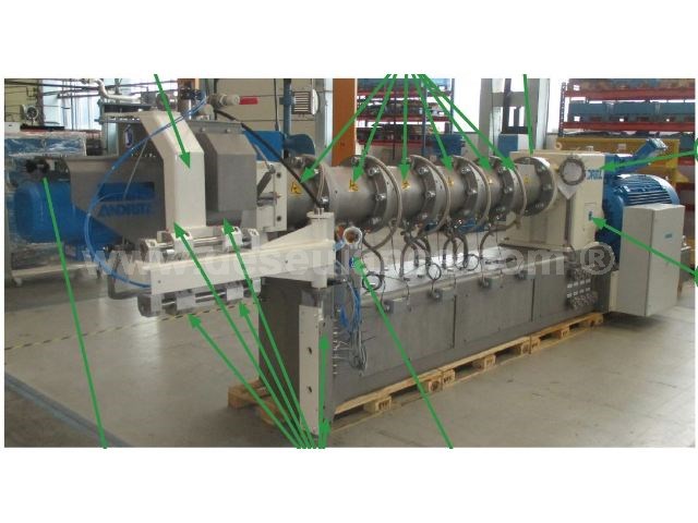 24/25064 - EXTRUSORA M/ANDRITZ MOD. EX1250, CAPAC. ATÉ 20 TON/H
