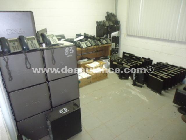 83/25164 - 67 CPU'S; 84 TECLADOS; 168 MOUSES; 52 CABOS DE FORÇA, ETC.