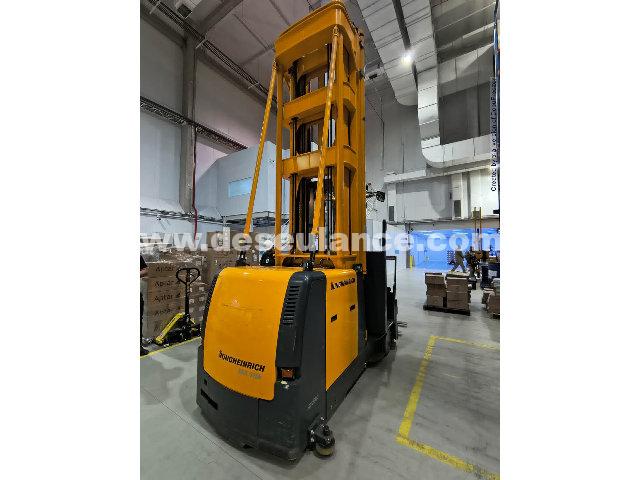 17/26086 - EMPILHADEIRA TRILATERAL ELÉTRICA M/JUNGHEINRICH, 1.500 KG