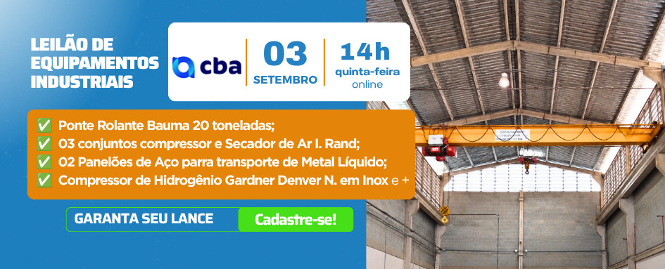 LEILÃO DE equipamentos industriais | DeSeuLance